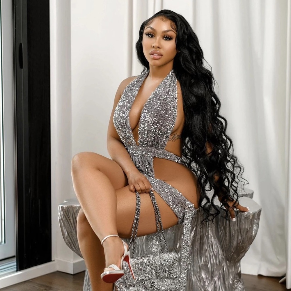 ALGLIST sequin “Bodysuit” dress!- Size M-worn once